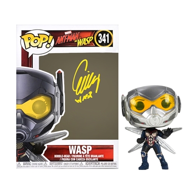 Evangeline Lilly Autographed Marvels Ant-Man & The Wasp #341 POP! Vinyl Figure with Wasp Inscription
