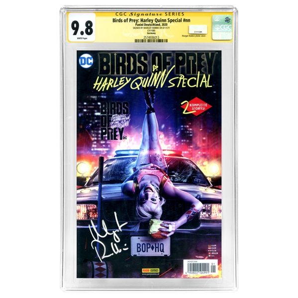 Margot Robbie Autographed 2020 Panini Birds of Prey: Harley Quinn Special German CGC SS 9.8 Mint