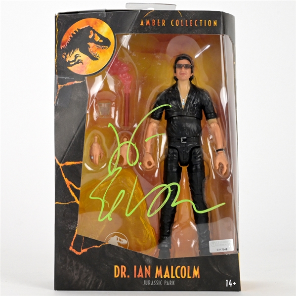 Jeff Goldblum Autographed Jurassic Park Dr. Ian Malcolm Action Figure