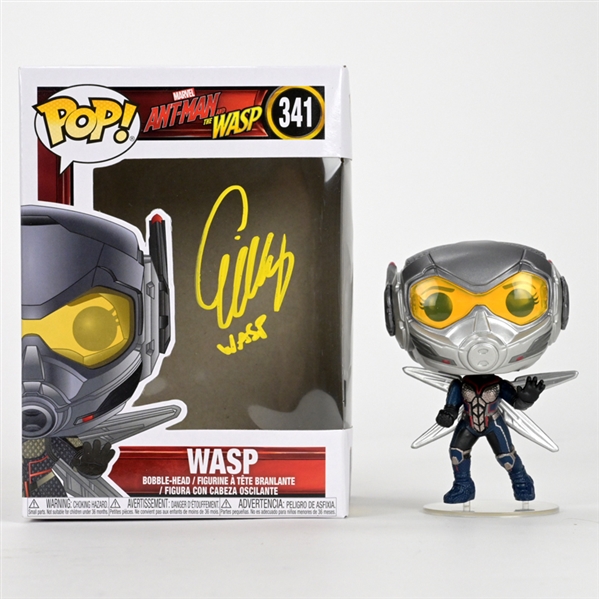 Evangeline Lilly Autographed Ant-Man & The Wasp Wasp Pop! Vinyl Figure #341