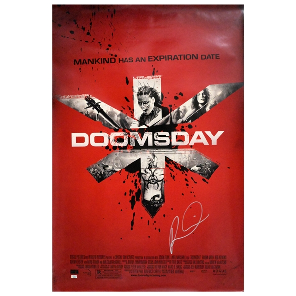  Rhona Mitra Autographed Doomsday 27x40 Movie Poster