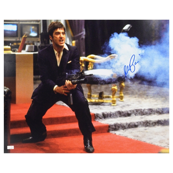 Al Pacino Autographed Scarface Tony Montana Every Dog Has His Day 16x20 Photo