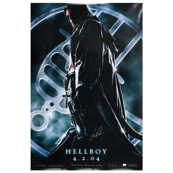 Ron Perlman Autographed Hellboy Original 27x40 Double-Sided Movie Poster