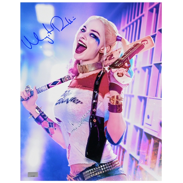 Margot Robbie Autographed Suicide Squad Harley Quinn 11×14 Photo