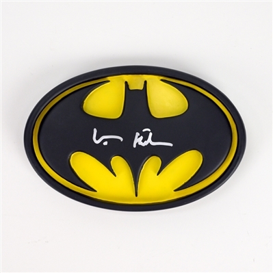 Val Kilmer Autographed Batman Forever 1:1 Scale Chest Suit Emblem