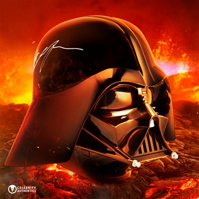 Hayden Christensen Autographed Star Wars Darth Vader Screen Accurate 1:1 Scale Helmet