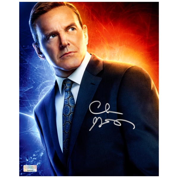 Clark Gregg Autographed Captain Marvel Agent Coulson 8x10 Photo