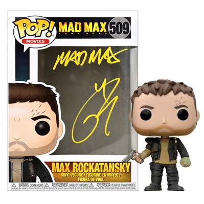 Tom Hardy Autographed Mad Max: Fury Road Max Rockatansky #509 POP! Vinyl Figure