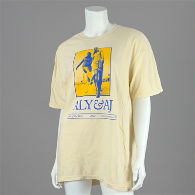 Aly & AJ Michalka Autographed A Touch of the Beat Tour T-Shirt