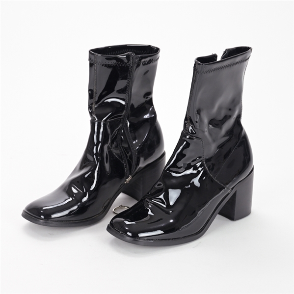 Aly Michalka Attack of Panic Music Video and Sanctuary Tour Worn Ankle Boots