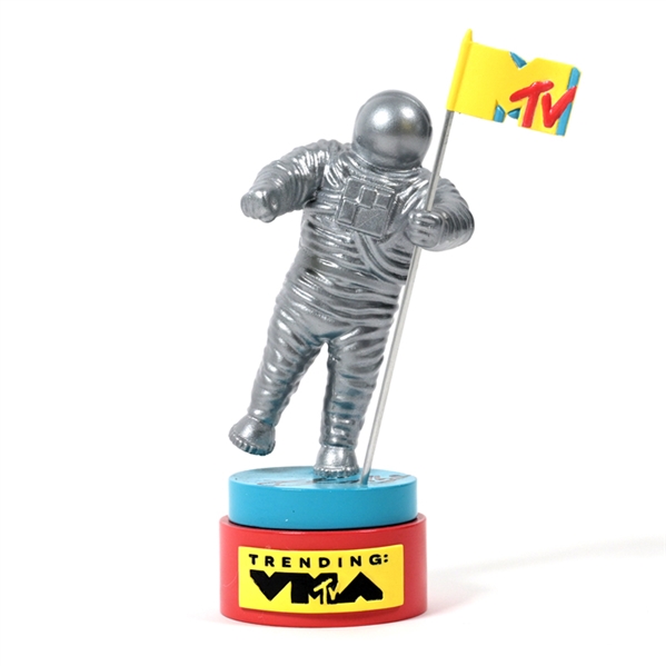 Aly & AJ Michalka Autographed MTV VMA Mini Moon Man For Best Comeback Song