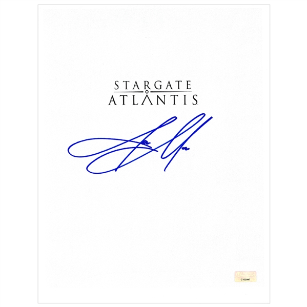 Jason Momoa Autographed Stargate Atlantis Script Cover