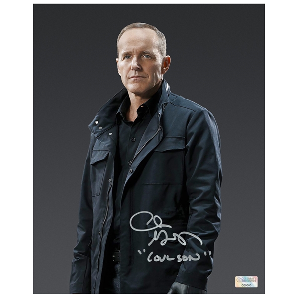 Clark Gregg Autographed Agents of S.H.I.E.L.D. Agent Coulson Season 5 8x10 Photo