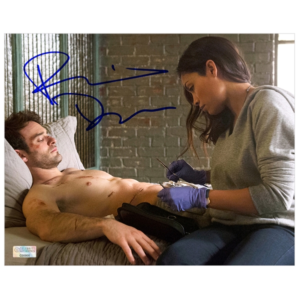  Rosario Dawson Autographed Daredevil 8x10 Scene Photo