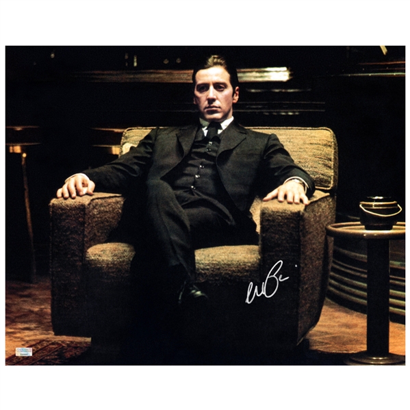 Al Pacino Autographed The Godfather: Part II Michael Corleone 16x20 Photo