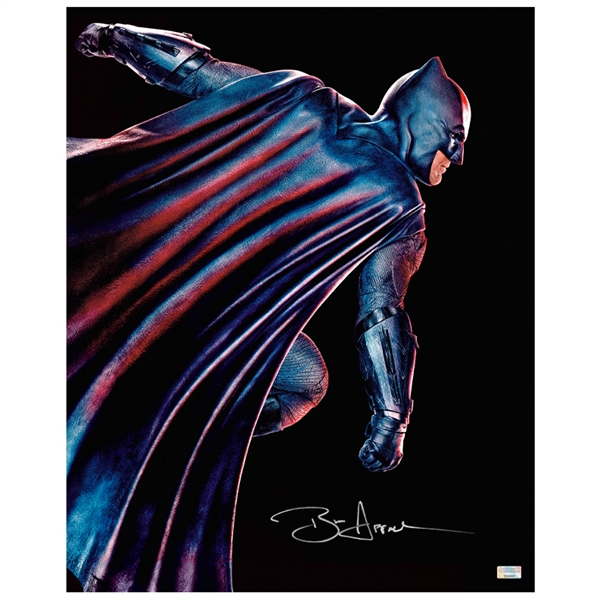  Ben Affleck Autographed Batman vs Superman Dawn of Justice 16x20 Photo