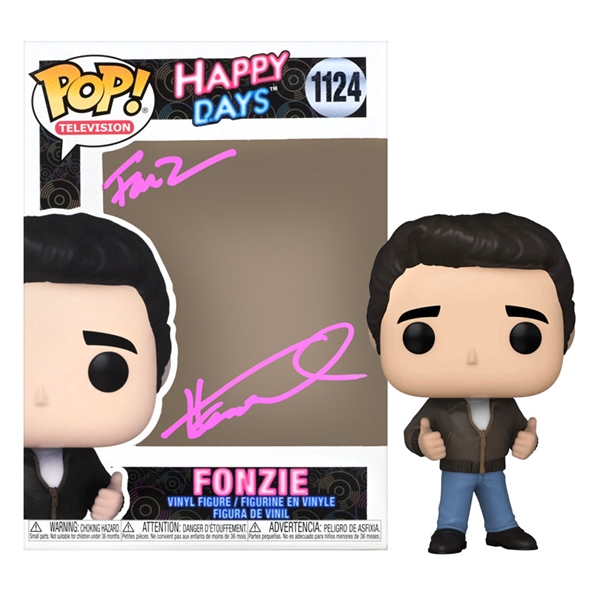 Henry Winkler Autographed Happy Days Fonzie POP Vinyl Figure With Fonz Inscription!