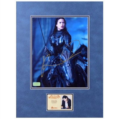 Rhona Mitra Autographed Underworld Rise of the Lycans 8x10 Action Matted Photo