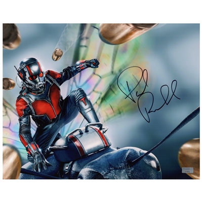 Paul Rudd Autographed Ant-Man Action 11×14 Photo