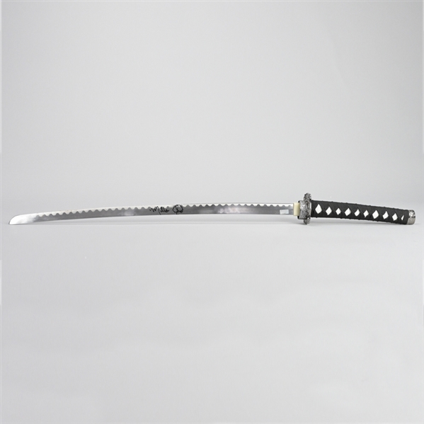 Milla Jovovich Autographed Stainless Steel 36.5" Katana Sword