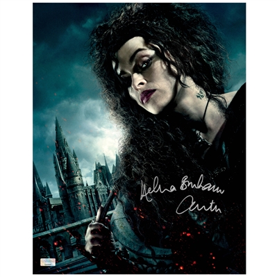 Helena Bonham Carter Autographed Harry Potter Bellatrix Lestrange 11x14 Photo
