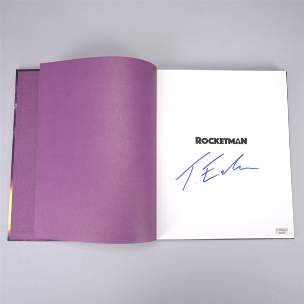 Taron Egerton Autographed Rocketman: The Official Movie Companion