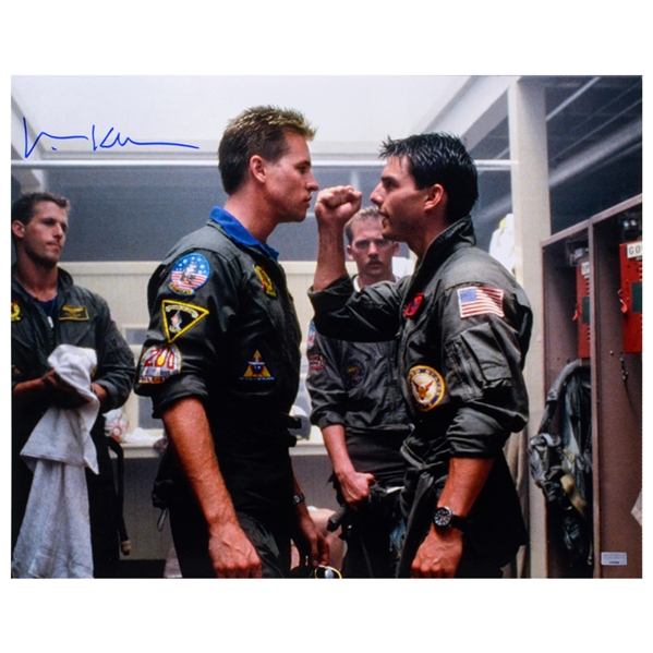  Val Kilmer Autographed Top Gun Face Off 16x20 Photo