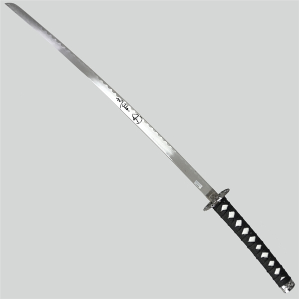 Milla Jovovich Autographed Stainless Steel 36.5" Katana Sword