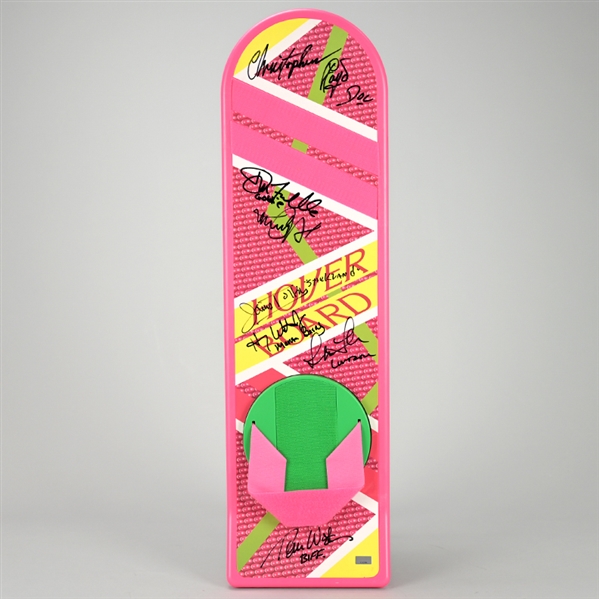 Michael J. Fox, Christopher Lloyd, Thomas Wilson, Lea Thompson & Cast Autographed Back to the Future Part II 1:1 Scale Prop Replica Hoverboard