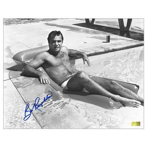  Burt Reynolds Autographed 11x14 Pool Party Photo