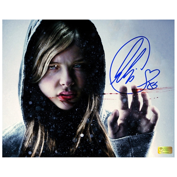 Chloë Grace Moretz Autographed 8x10 Let Me In Winter Blood Photo