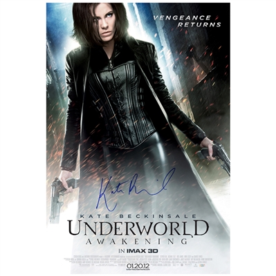 Kate Beckinsale Autographed 2012 Underworld Awakening Original 27x40 Double-Sided Movie Poste