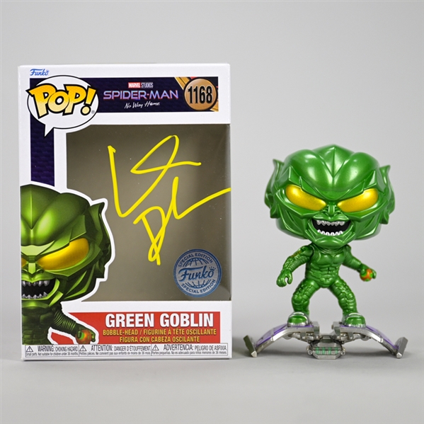 Willem Dafoe Autographed Funko Spider-Man No Way Home Green Goblin #1168 Pop! Vinyl Figure