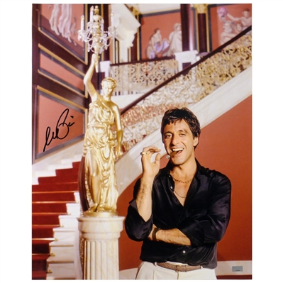  Al Pacino Autographed Scarface Tony Montana The World is Yours 16x20 Photo