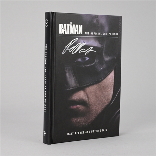 Robert Pattinson Autographed The Batman The Official Script Book
