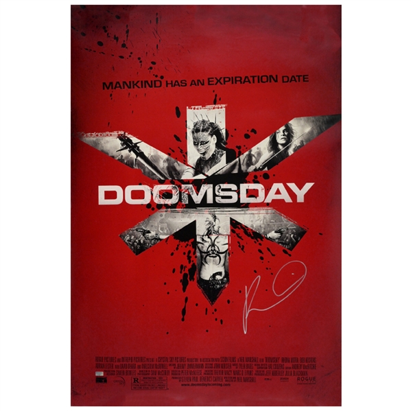   Rhona Mitra Autographed Doomsday 27x40 Movie Poster