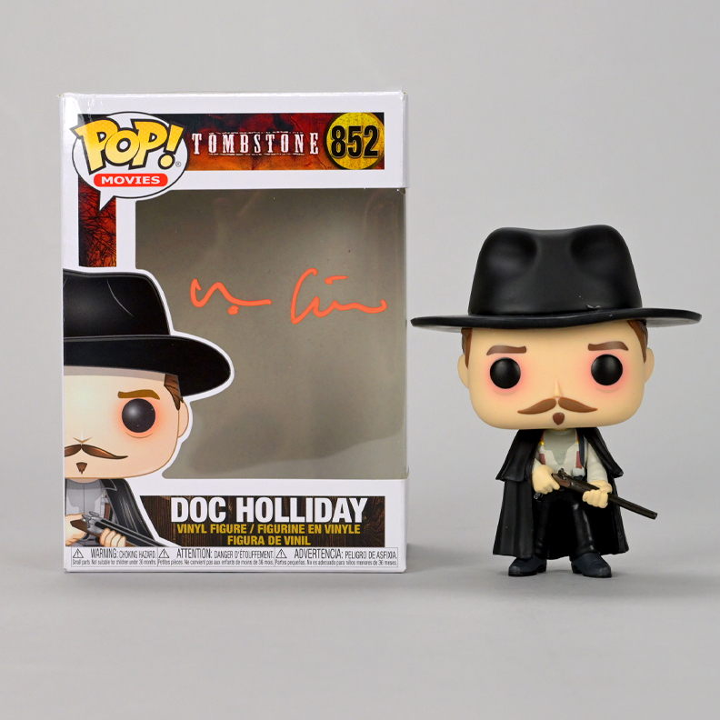 Lot Detail - Val Kilmer Autographed Tombstone Doc Holliday POP Vinyl #852