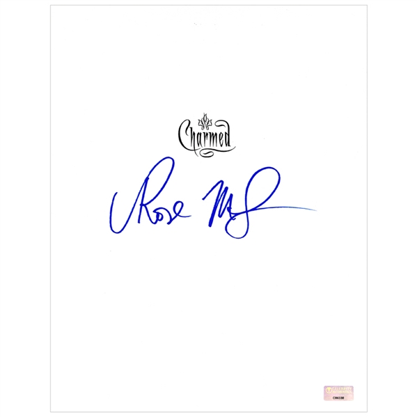 Rose McGowan Autographed Charmed Script Cover