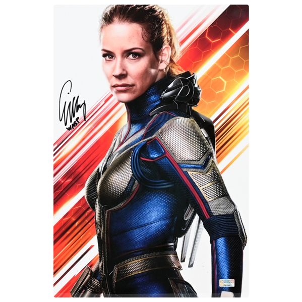 Evangeline Lilly Autographed Ant-Man The Wasp 12x18 CinaPanel