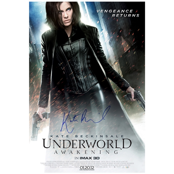 Kate Beckinsale Autographed 2012 Underworld Awakening Original 27x40 Double-Sided Movie Poster