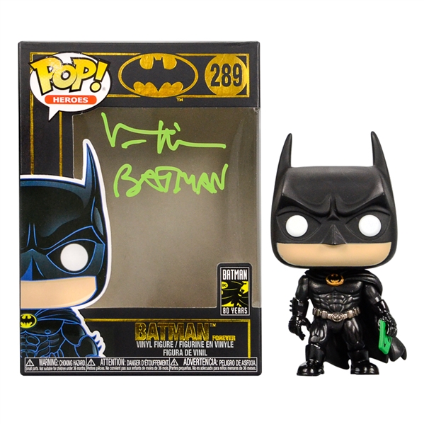  Val Kilmer Autographed 1994 Batman Forever #289 Pop! Vinyl Figure with Batman Inscription