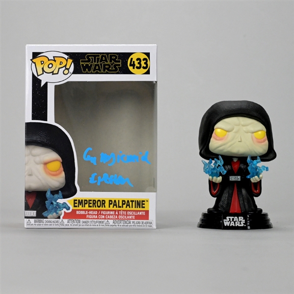 Ian McDiarmid Autographed Star Wars Emperor Palpatine POP Vinyl #433