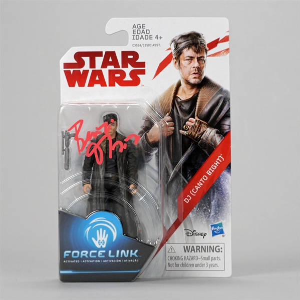 Benicio Del Toro Autographed Star Wars DJ Action Figure