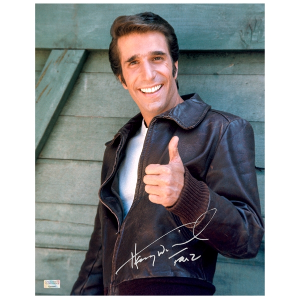 Henry Winkler Autographed Happy Days 11x14 Fonzie Photo