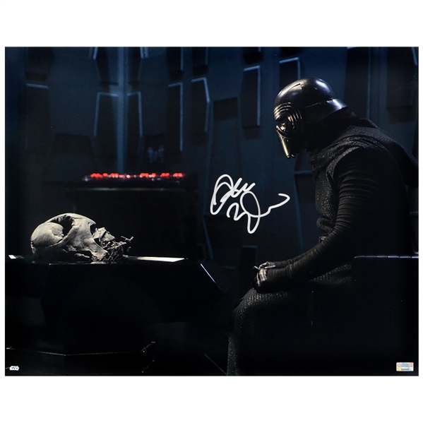  Adam Driver Autographed Star Wars: The Force Awakens Kylo Ren Destinys Path 16x20 Photo