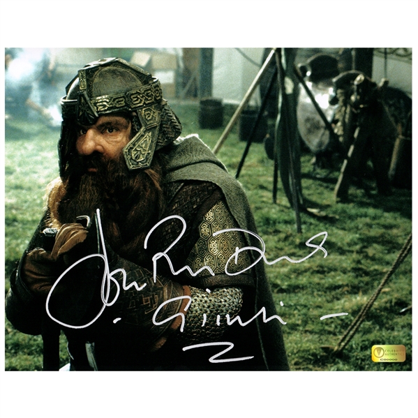 John Rhys-Davies Autographed Lord of the Rings 8x10 Photo