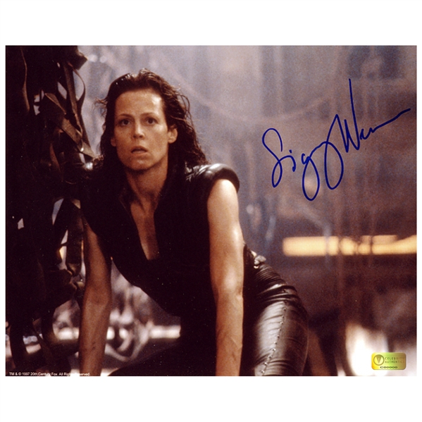   Sigourney Weaver Autographed Alien Resurrection 8x10 Photo