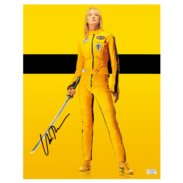 Uma Thurman Autographed Kill Bill The Challenge 11x14 Photo