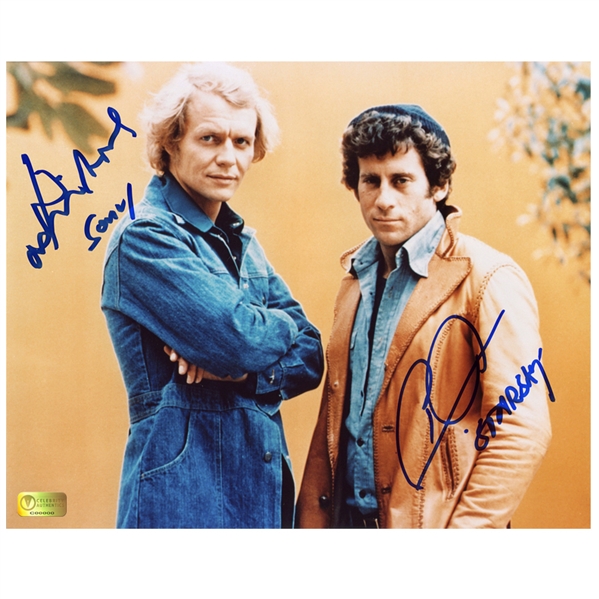 David Soul and Paul Michael Glaser Autographed Starsky and Hutch 8x10 Photo