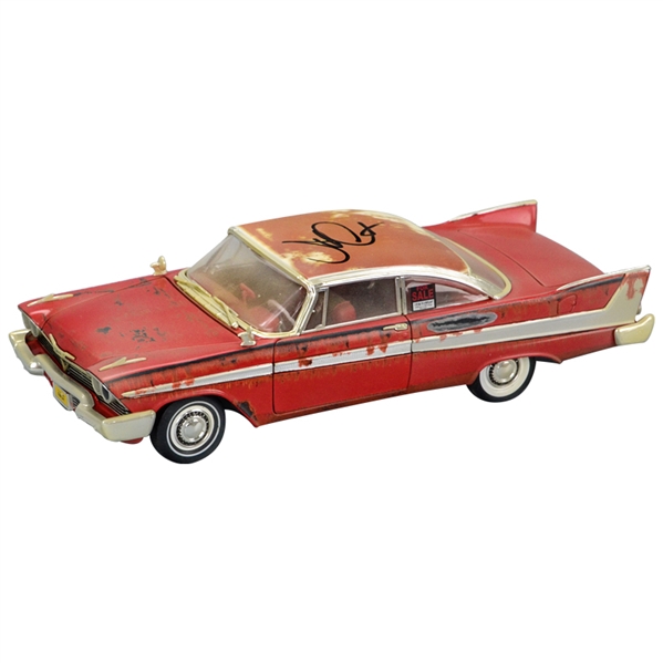 John Carpenter Autographed Christine (1983) 1958 Plymouth Fury 1:18 Scale Rusted Die-Cast